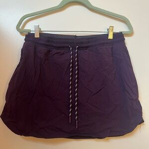Purple Drawstring Skirt